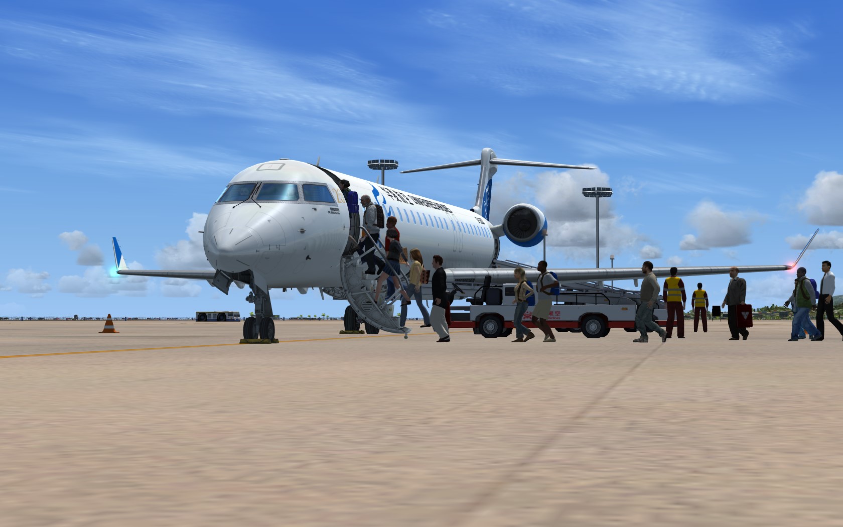 许久未飞CRJ-628 
