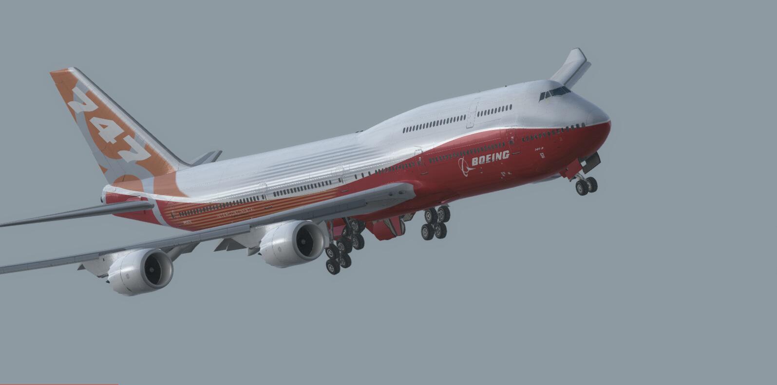 饭后飞行——747-8&amp;F35-C-5170 