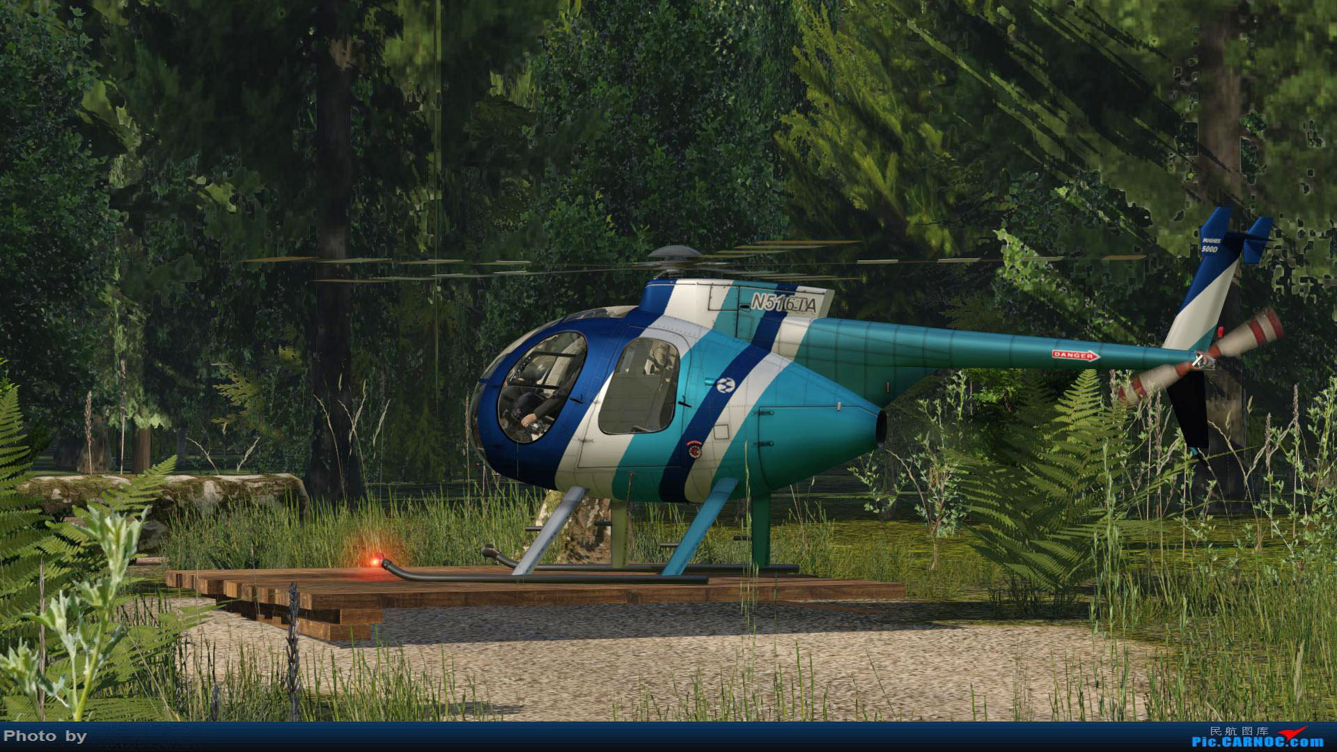 山寨版民航图库 - X-Plane MD500-6183 
