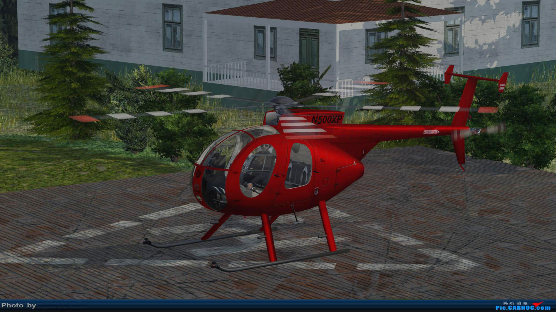 山寨版民航图库 - X-Plane MD500-3658 