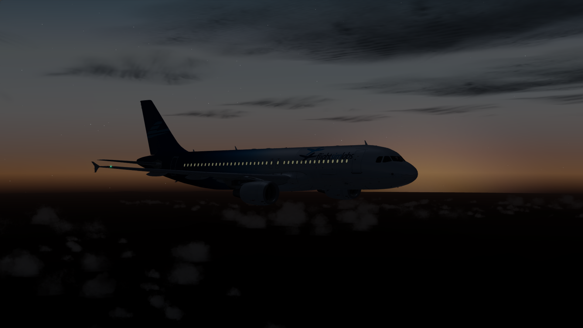 A320夜航-5663 
