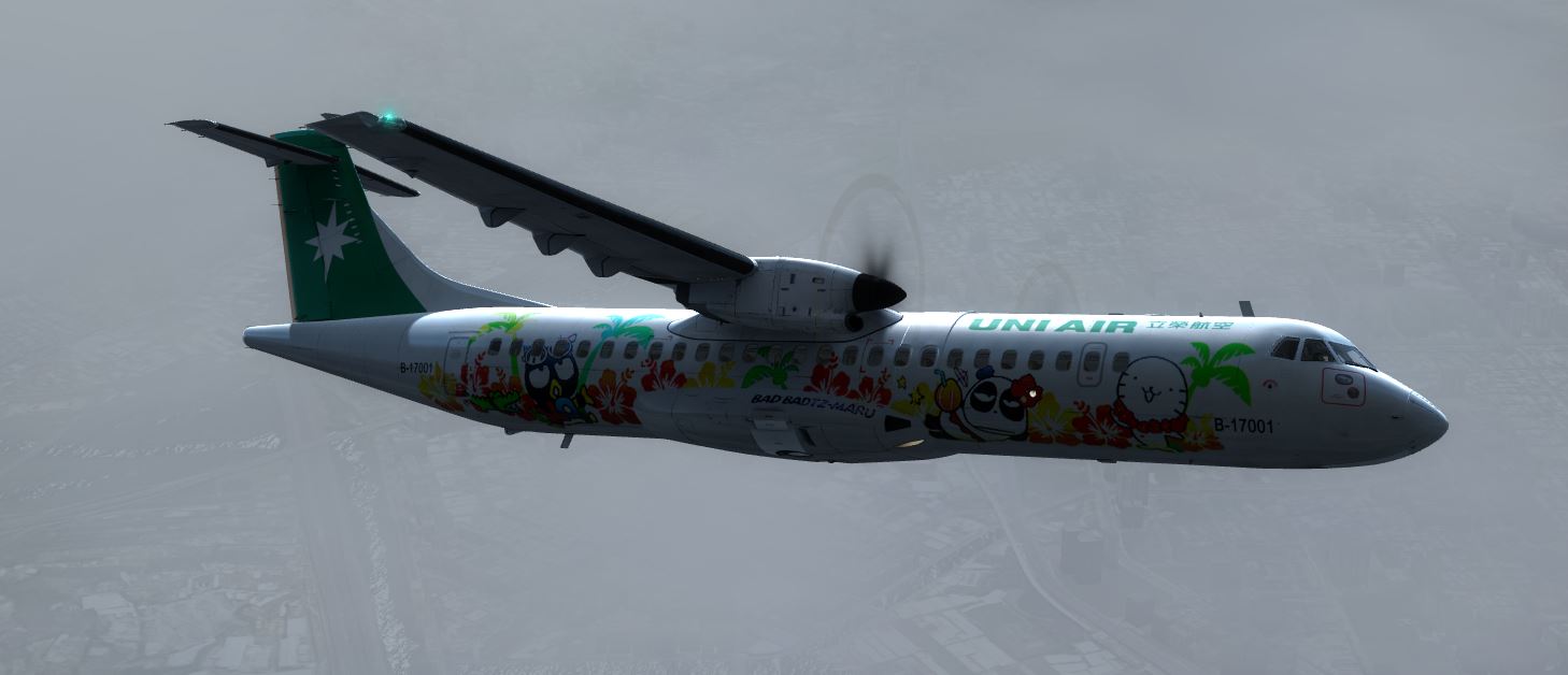 ATR72-600 UNI AIR BADTZ-MARU B-17001-3924 