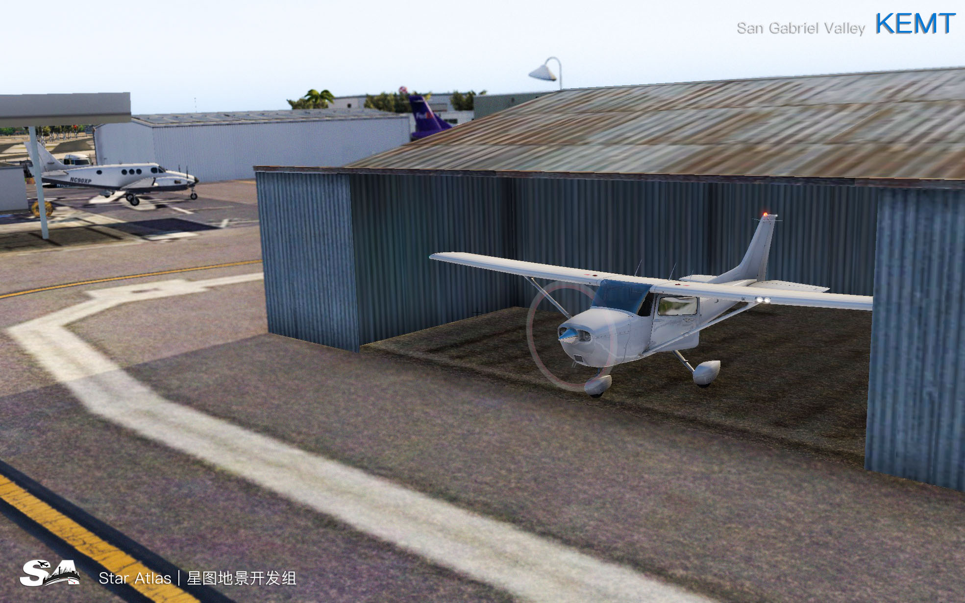 【X-Plane】KEMT-圣盖博谷机场 HD 1.0-8586 