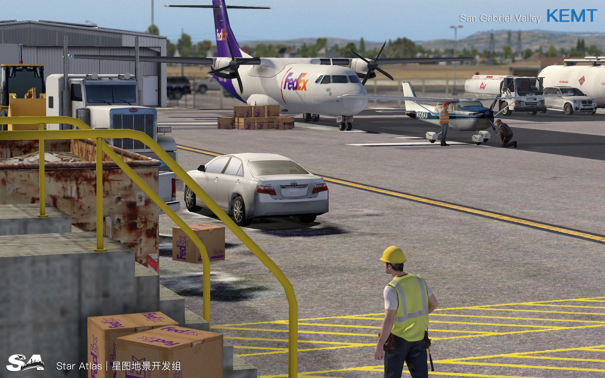 【X-Plane】KEMT-圣盖博谷机场 HD 1.0-3309 