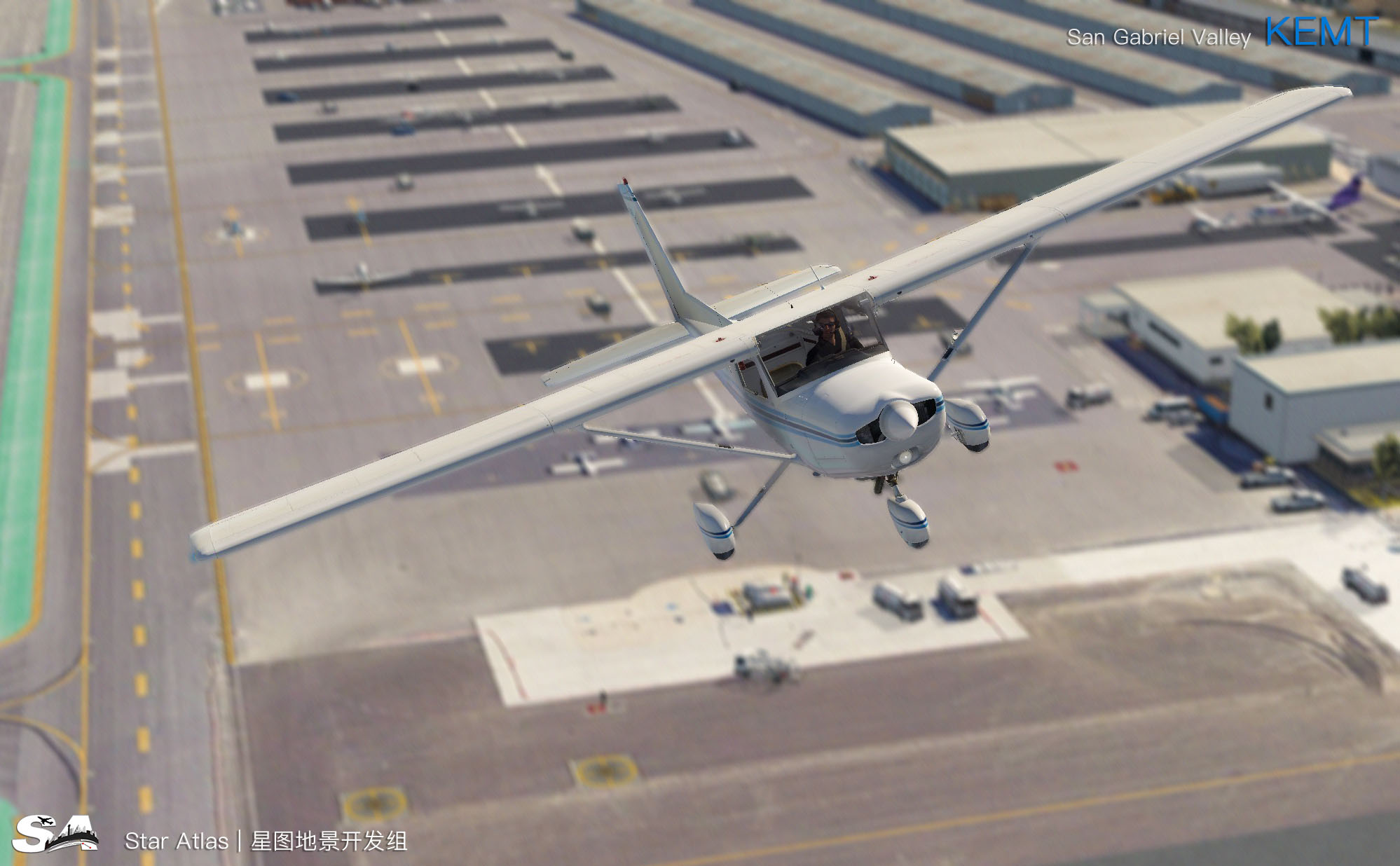 【X-Plane】KEMT-圣盖博谷机场 HD 1.0-140 