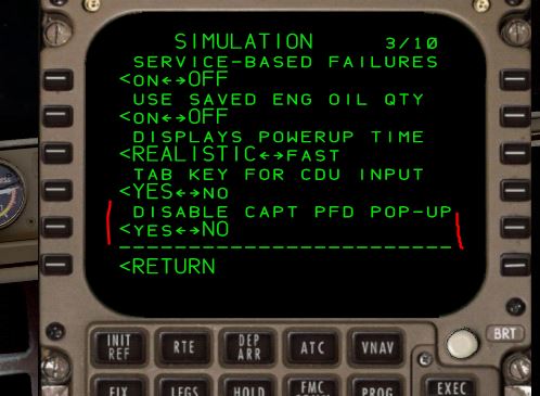 大神们帮忙看看 PMDG PFD无法放大 怎么整-1674 
