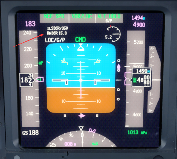 P3D V4 PMDG738-ND上的显示都是什么意思呀?-1153 