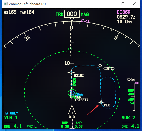 P3D V4 PMDG738-ND上的显示都是什么意思呀?-3374 