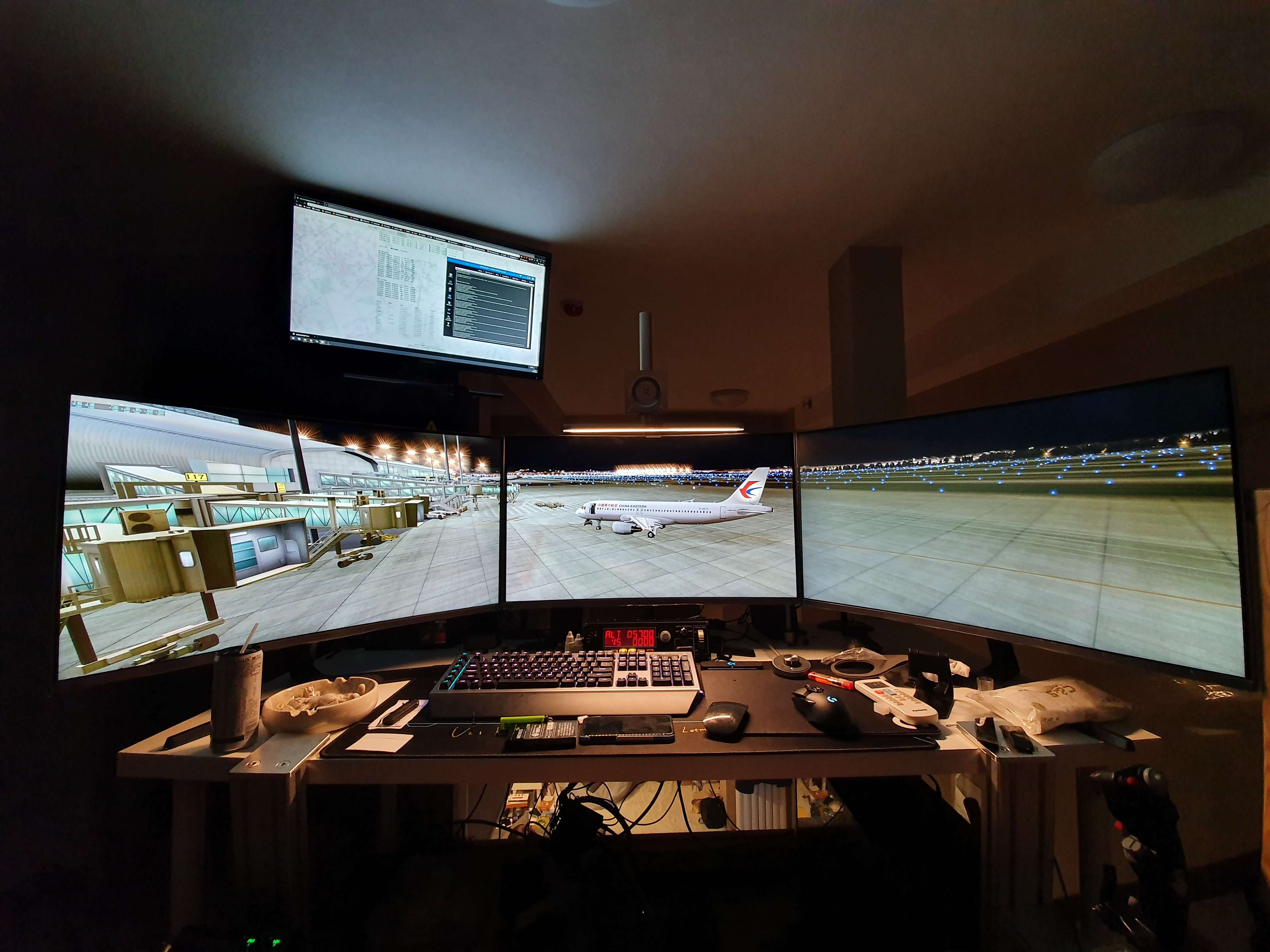 xplane11组三联屏-4224 