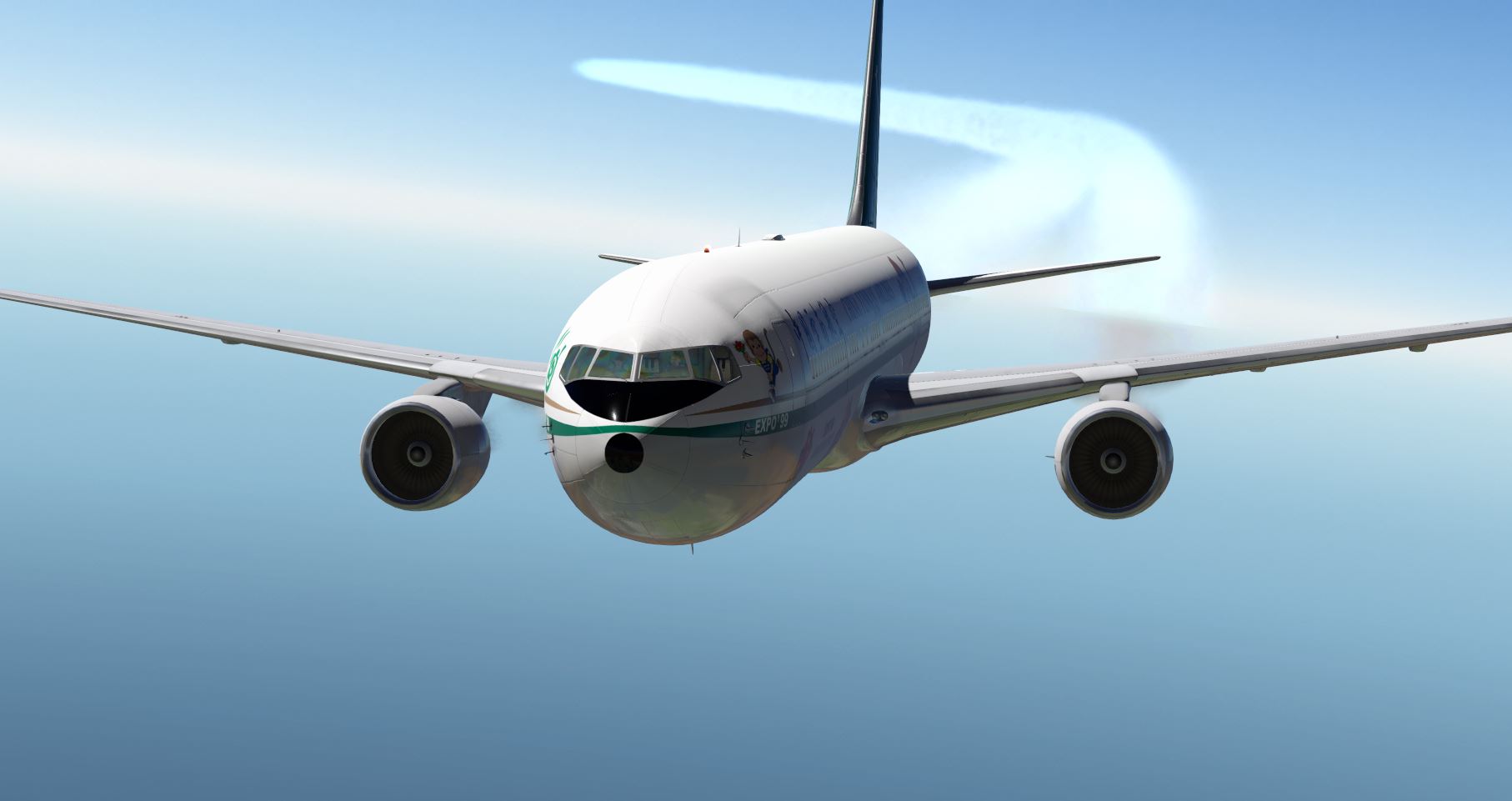 Flightfactor 767-300ER 云南航空99世博涂装-7026 