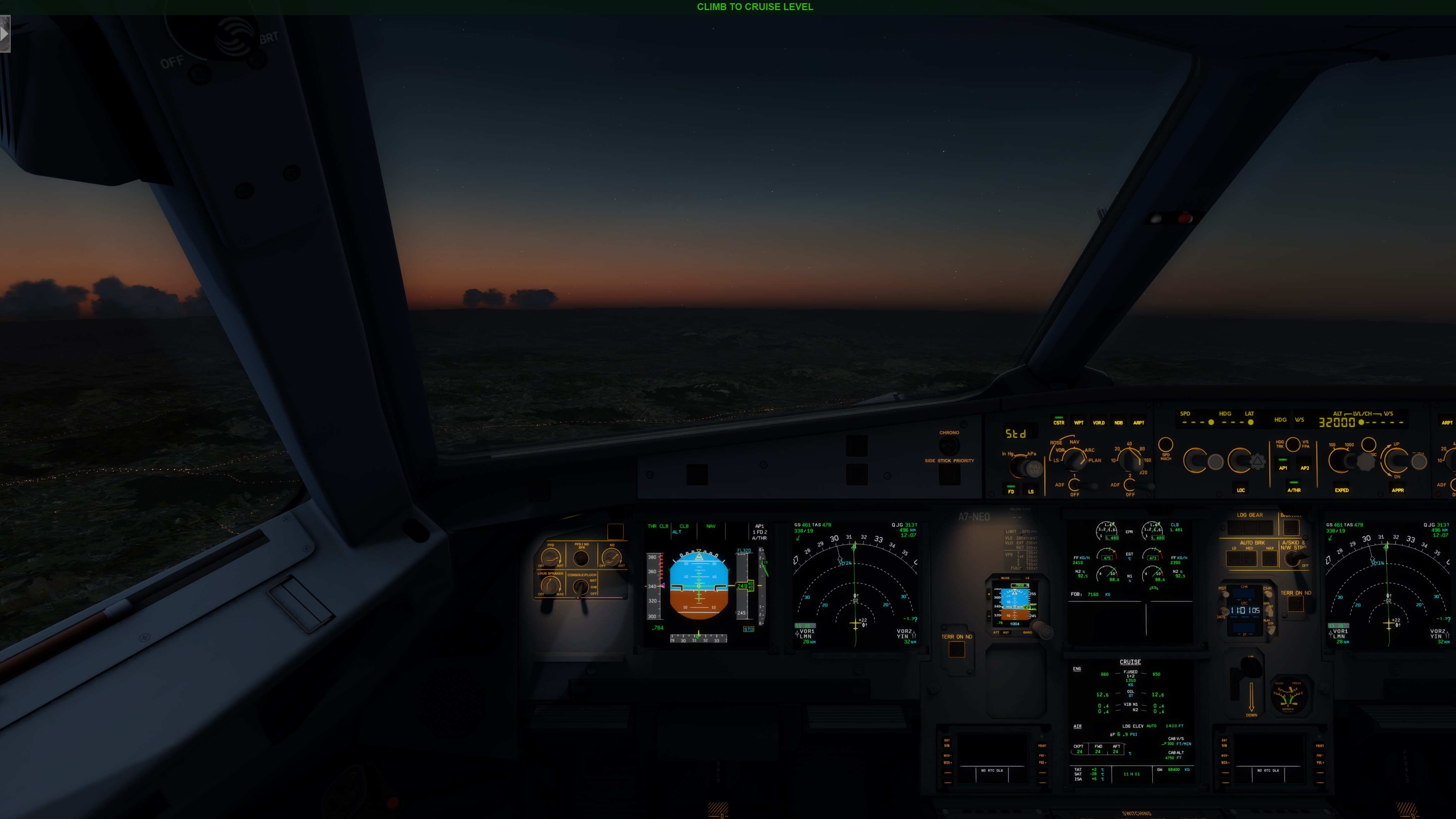 ZGGG-ZUCK傍晚起飞晚上落地，秀图-2405 