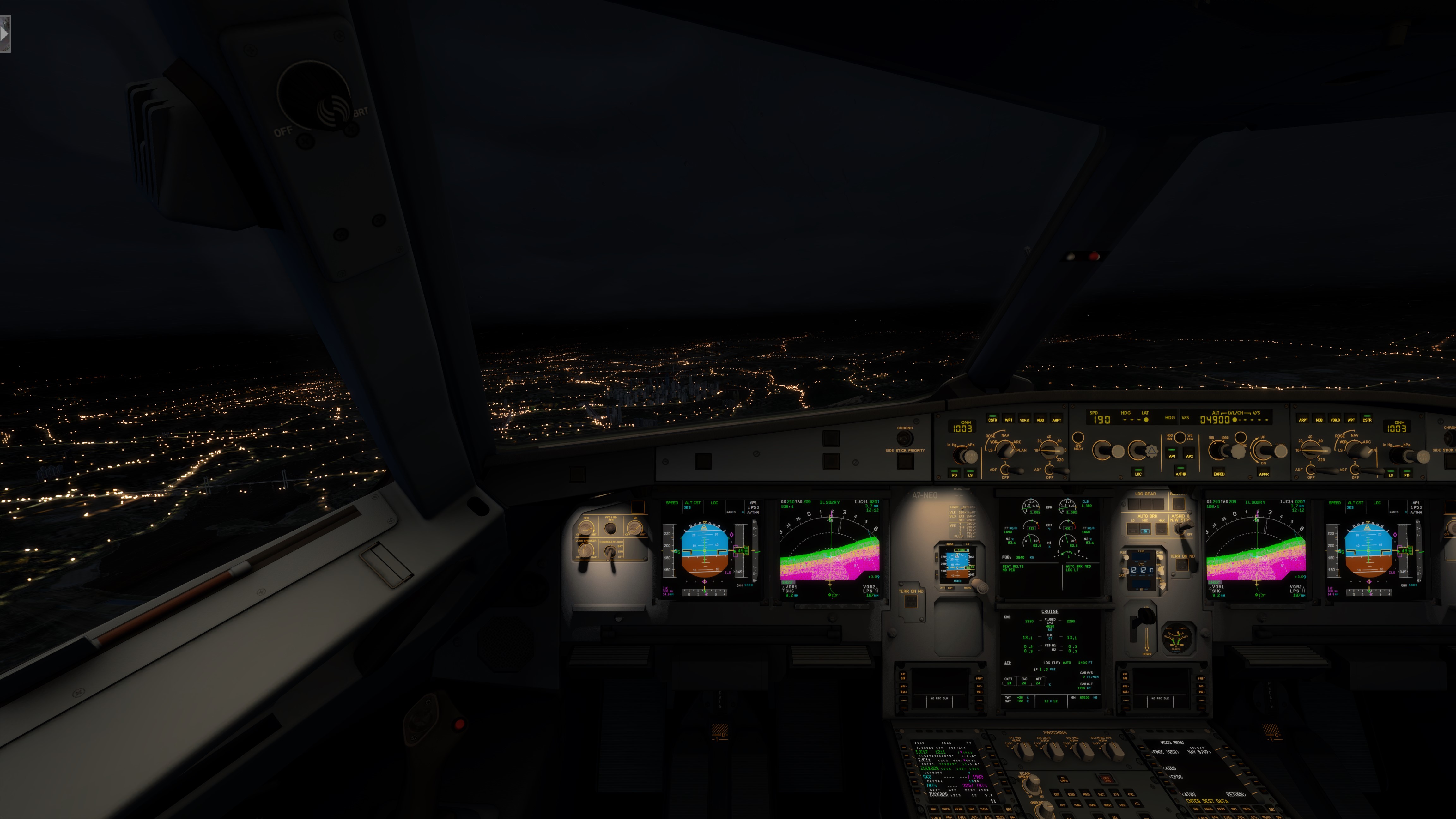 ZGGG-ZUCK傍晚起飞晚上落地，秀图-7194 