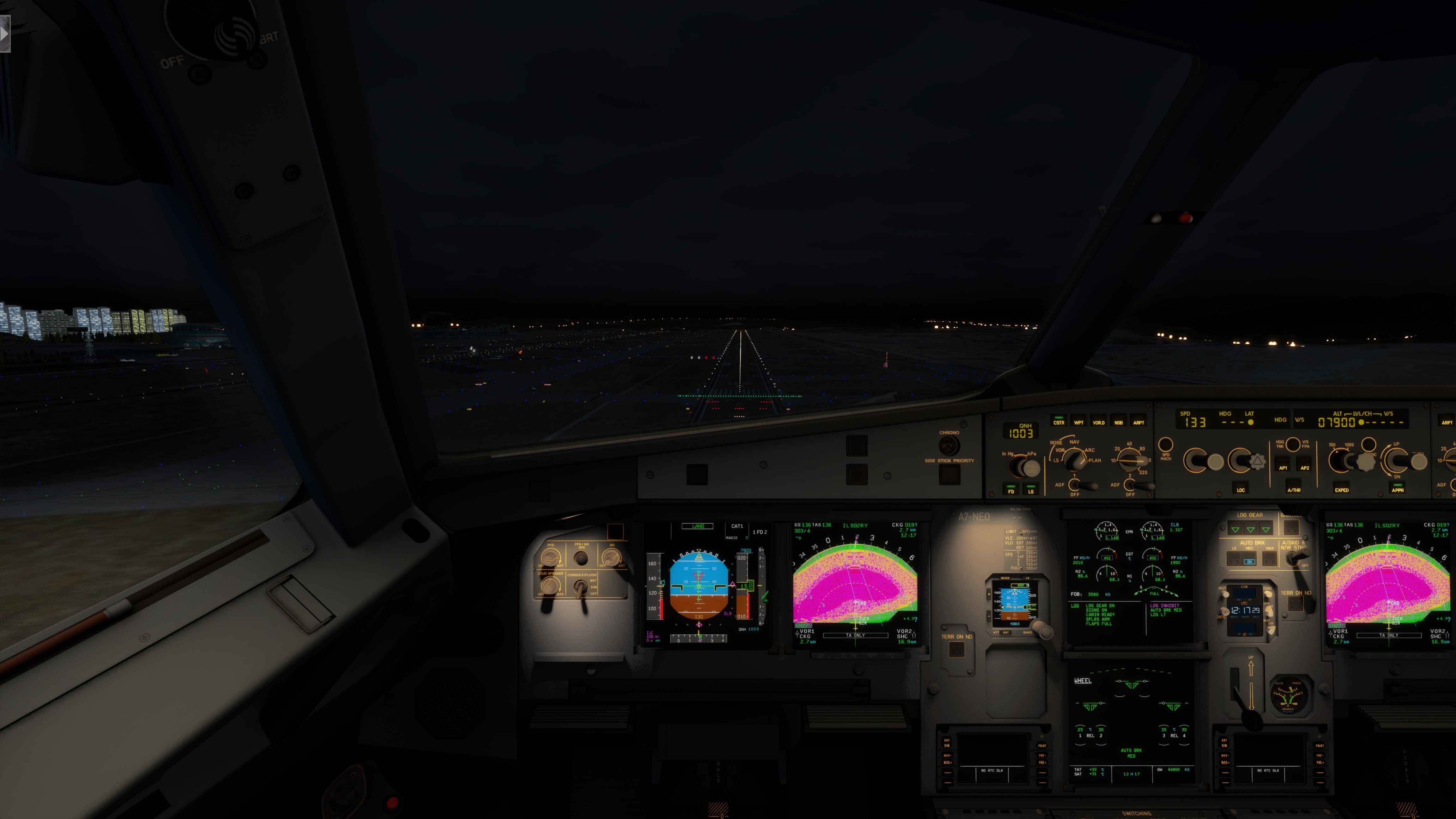 ZGGG-ZUCK傍晚起飞晚上落地，秀图-6105 