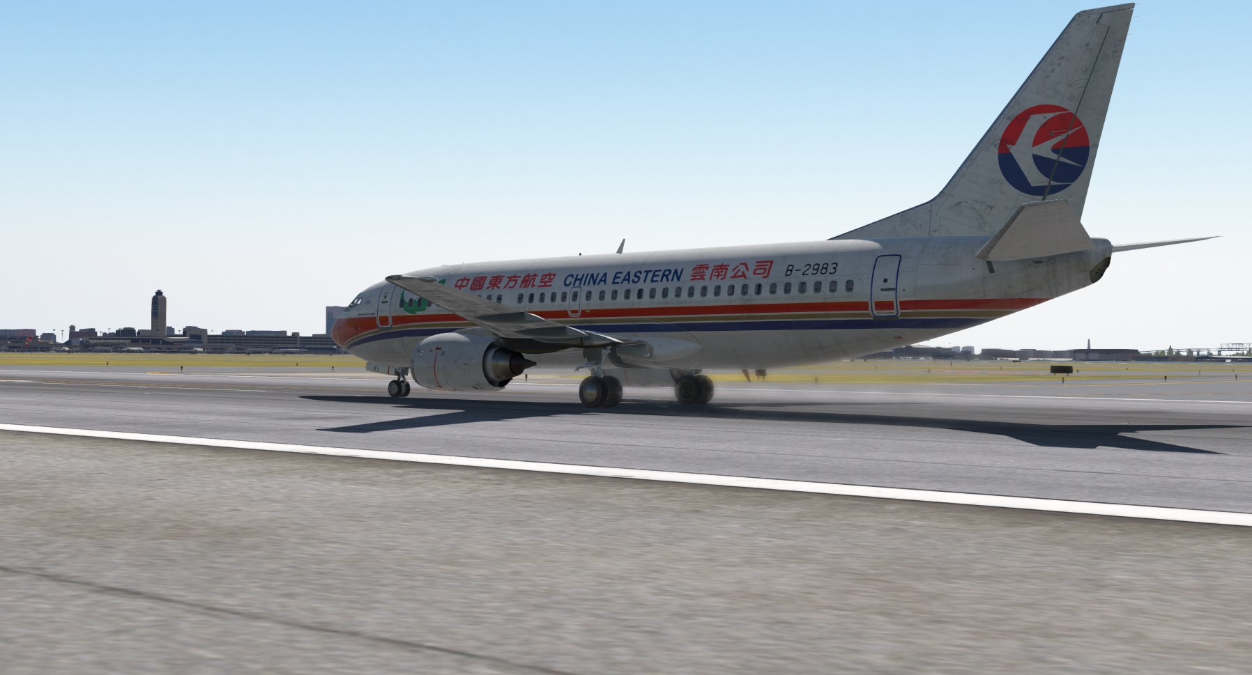 IXEG737-300东航云南分公司涂装！-5815 