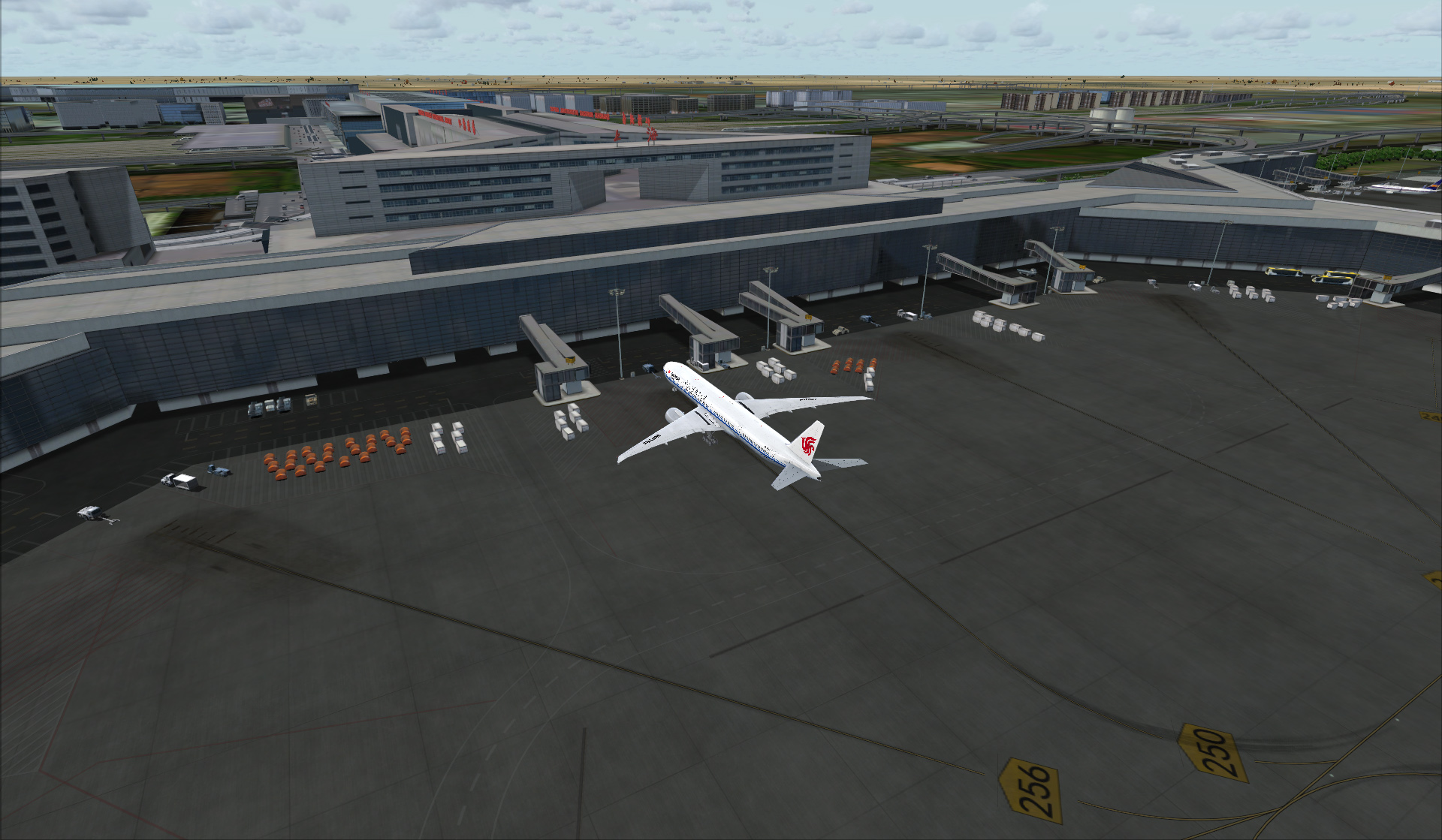 【国庆飞行】WF上海虹桥机场试飞（国航PMDG 777-300ER）-3559 