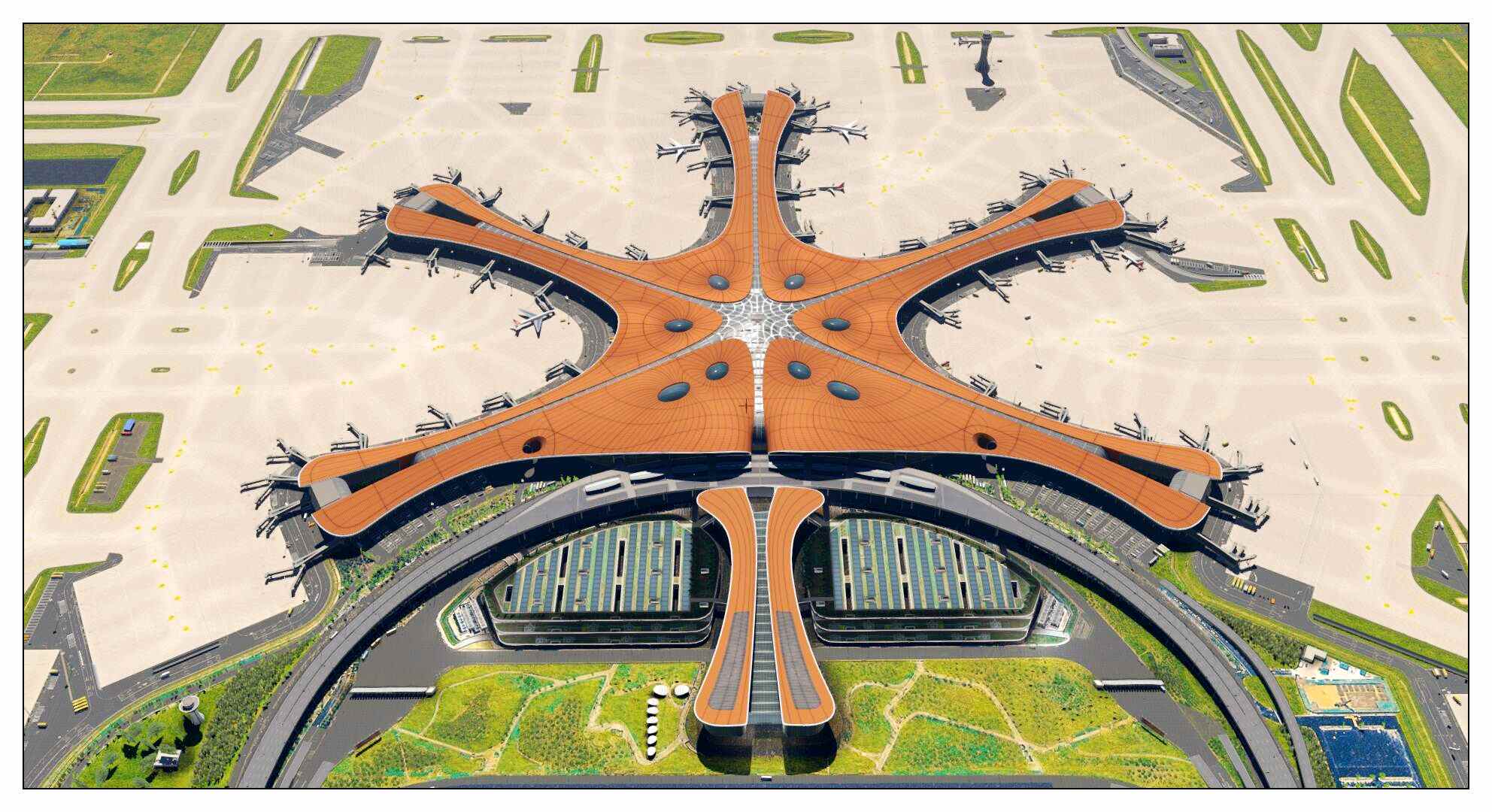 北京大兴机场XP11版本昨天已发布-9400 