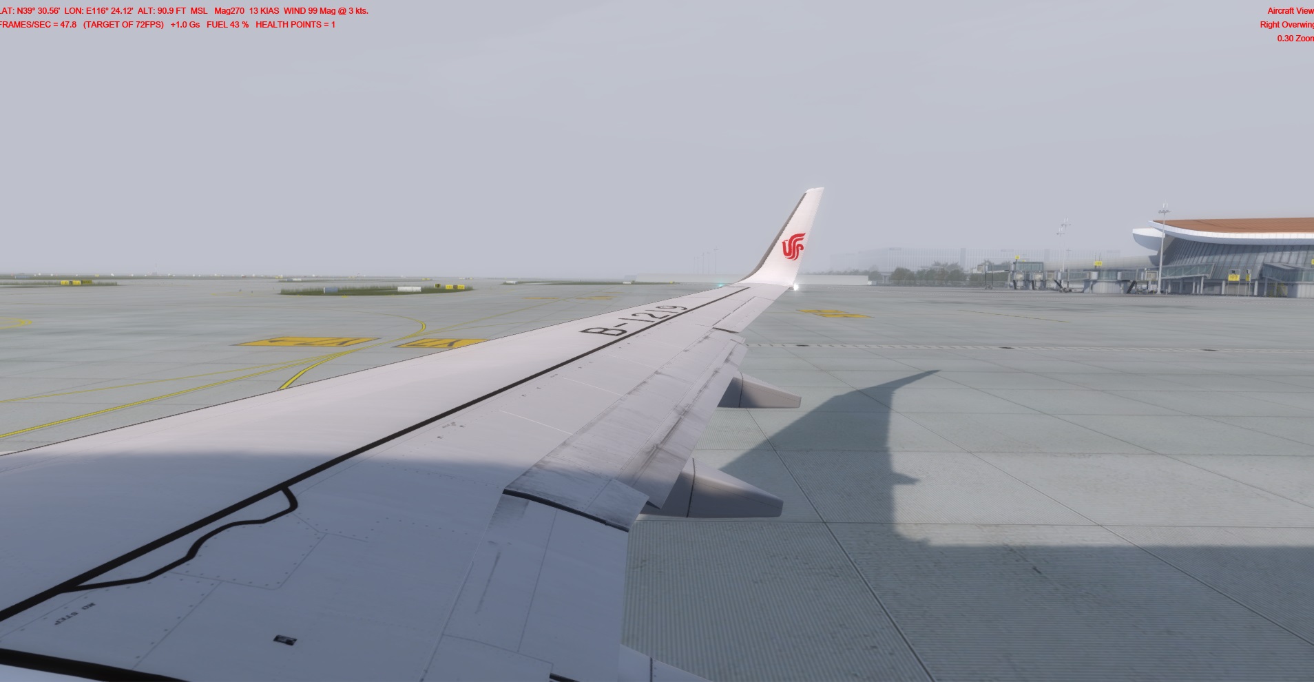 [P3Dv4.5]NGXu-经停绕机检查-5991 