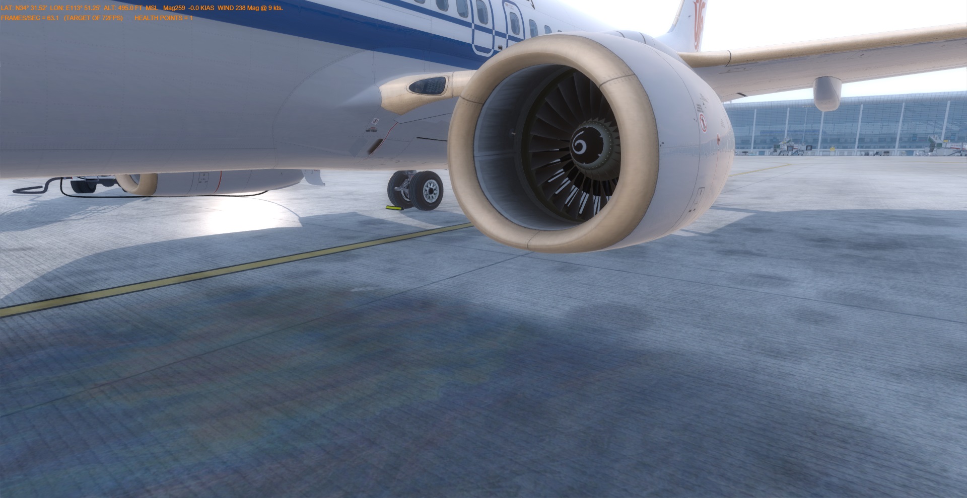 [P3Dv4.5]NGXu-经停绕机检查-8360 