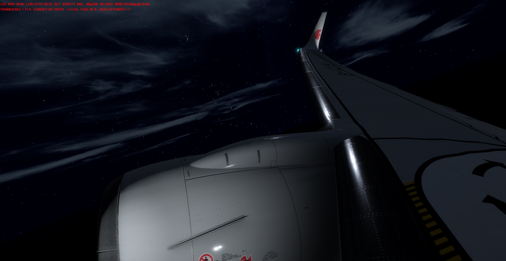 [P3Dv4.5]NGXu-经停绕机检查-7672 