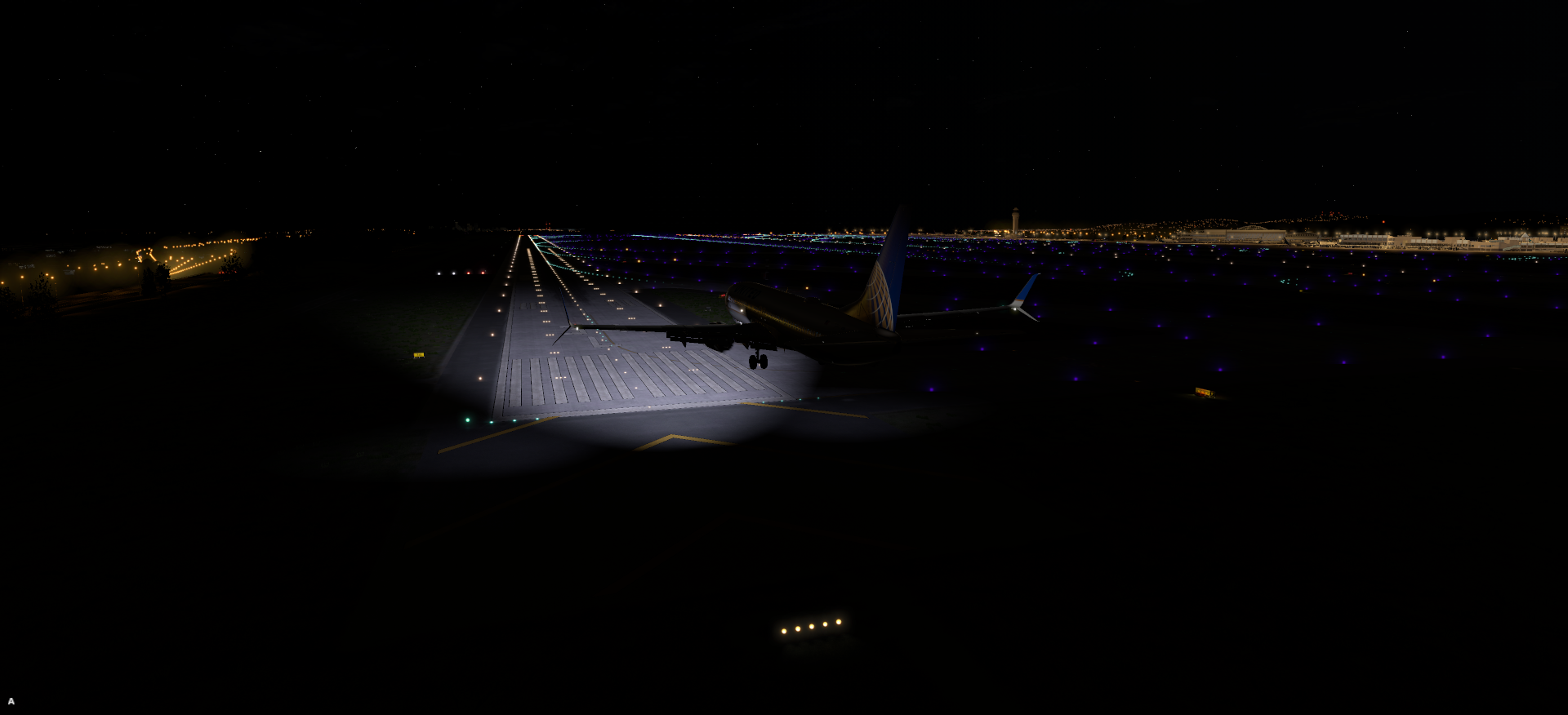 深夜降落—塔科马国际机场-2264 