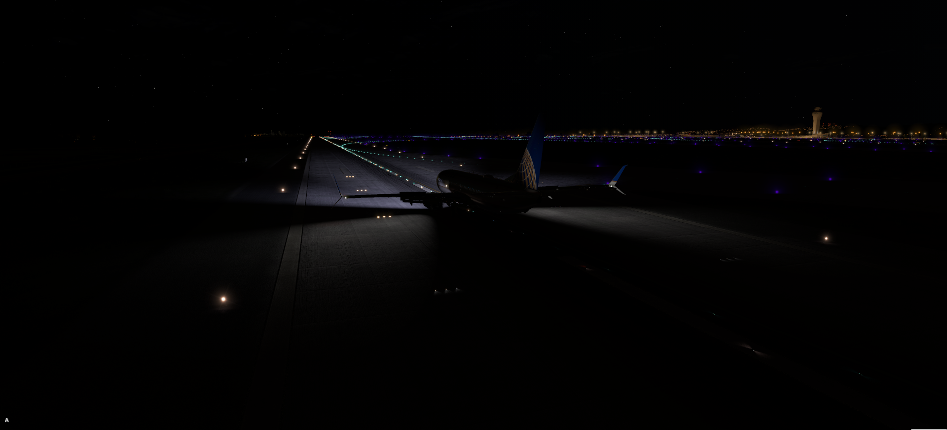 深夜降落—塔科马国际机场-2044 