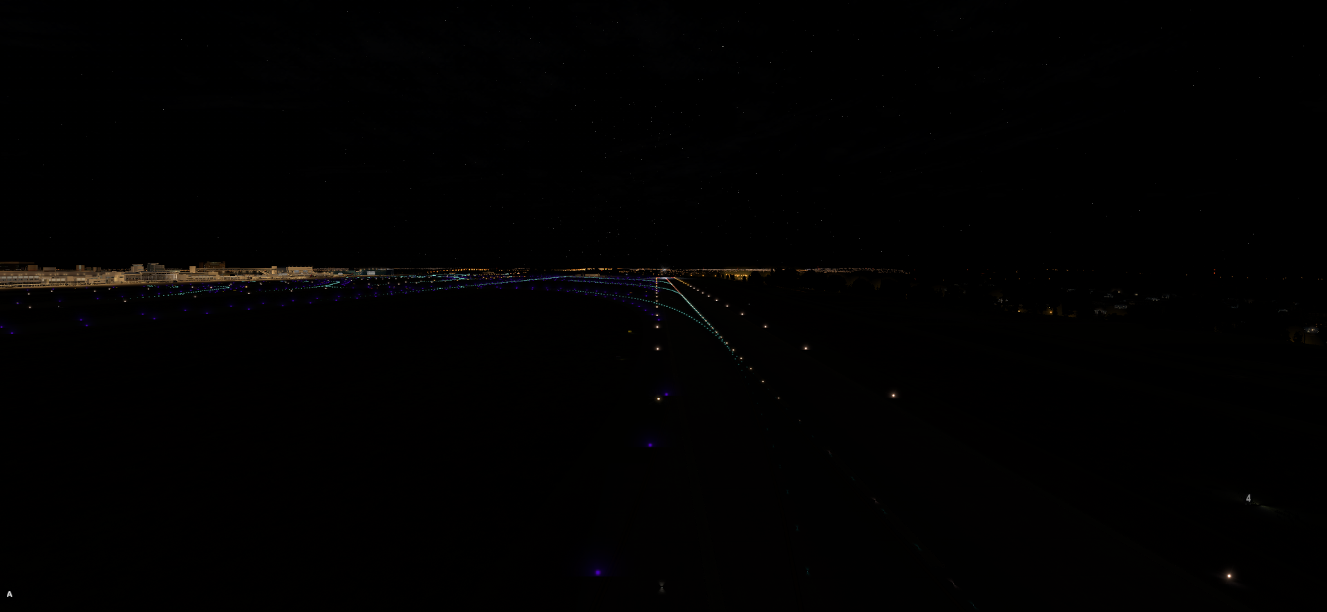深夜降落—塔科马国际机场-9857 