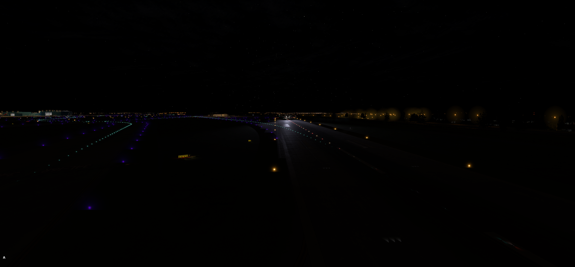深夜降落—塔科马国际机场-6177 