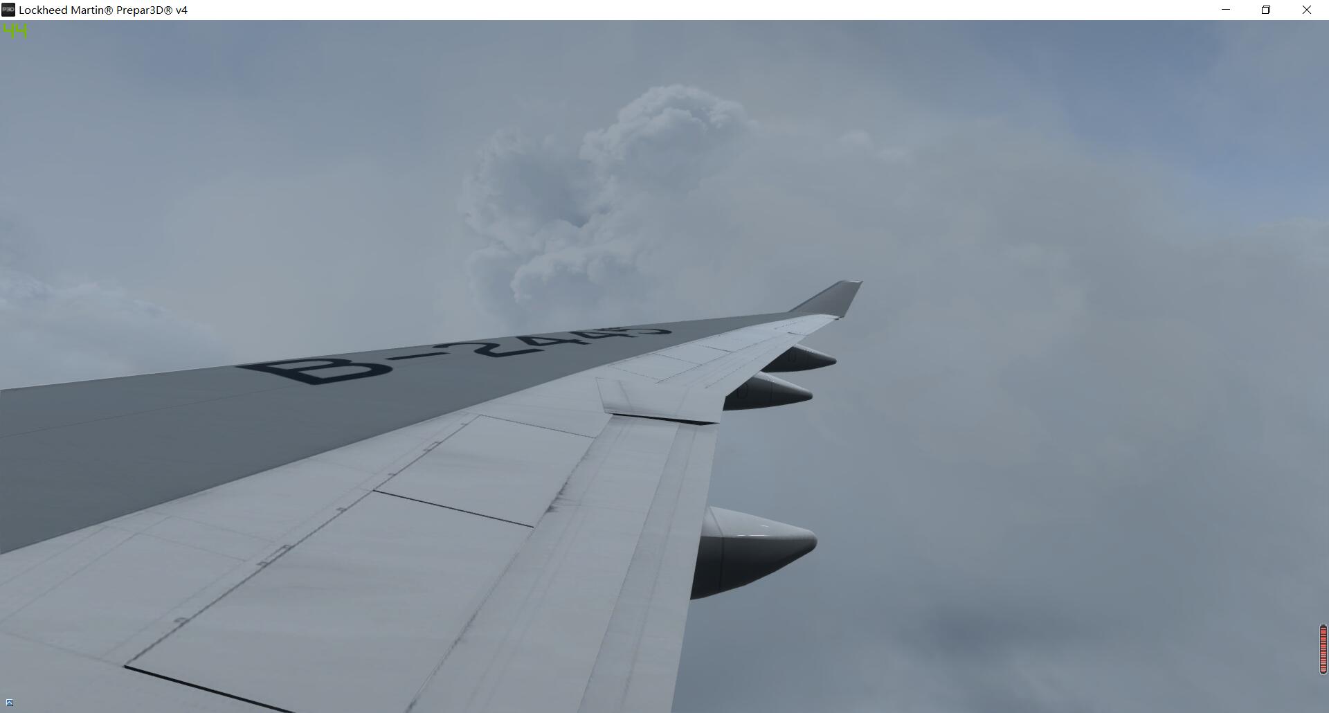 很久没有飞747了 打雷天飞一飞-4069 