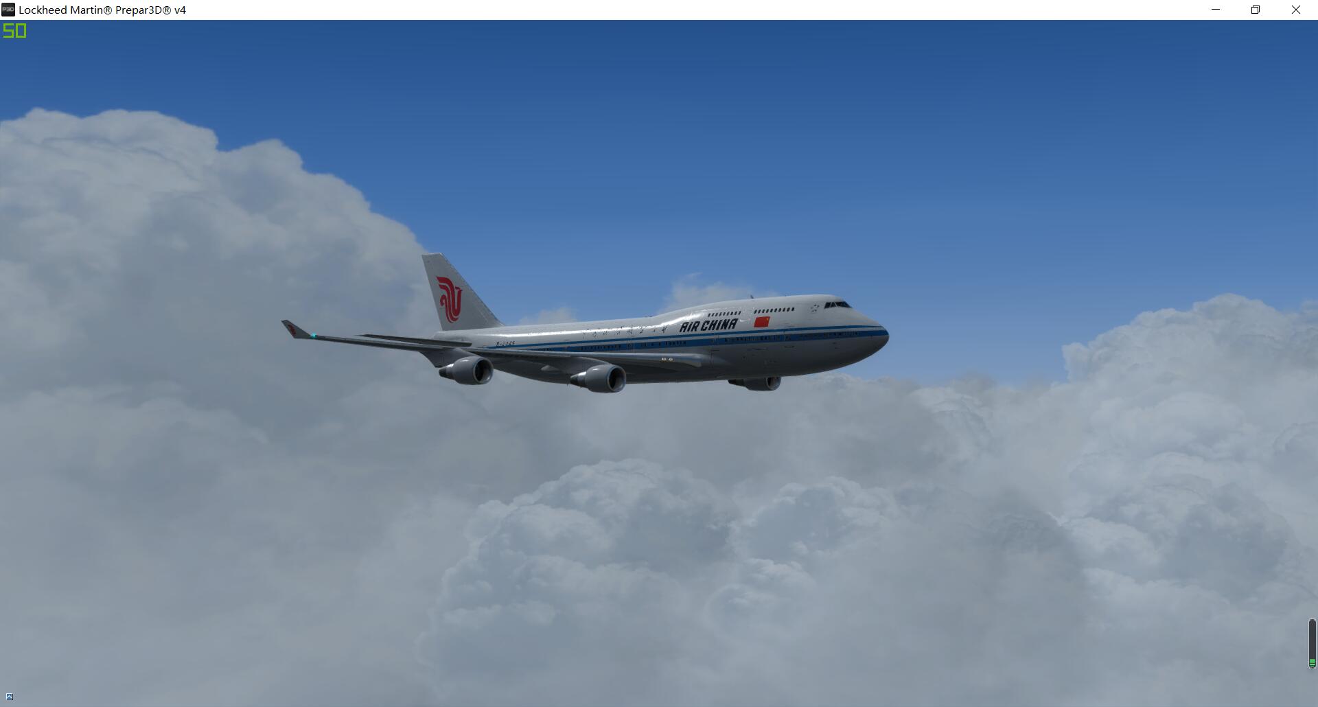很久没有飞747了 打雷天飞一飞-8113 