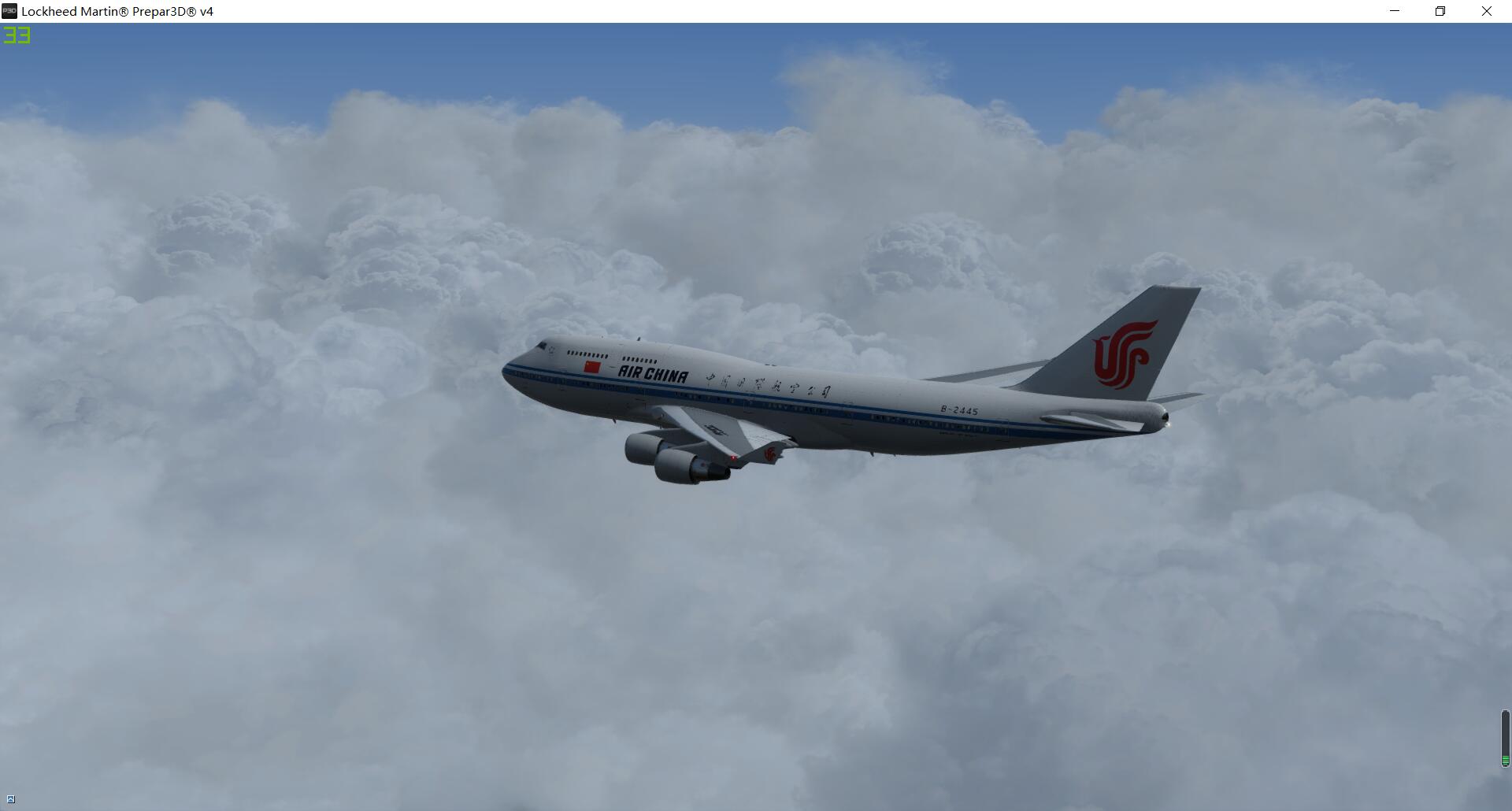 很久没有飞747了 打雷天飞一飞-2330 