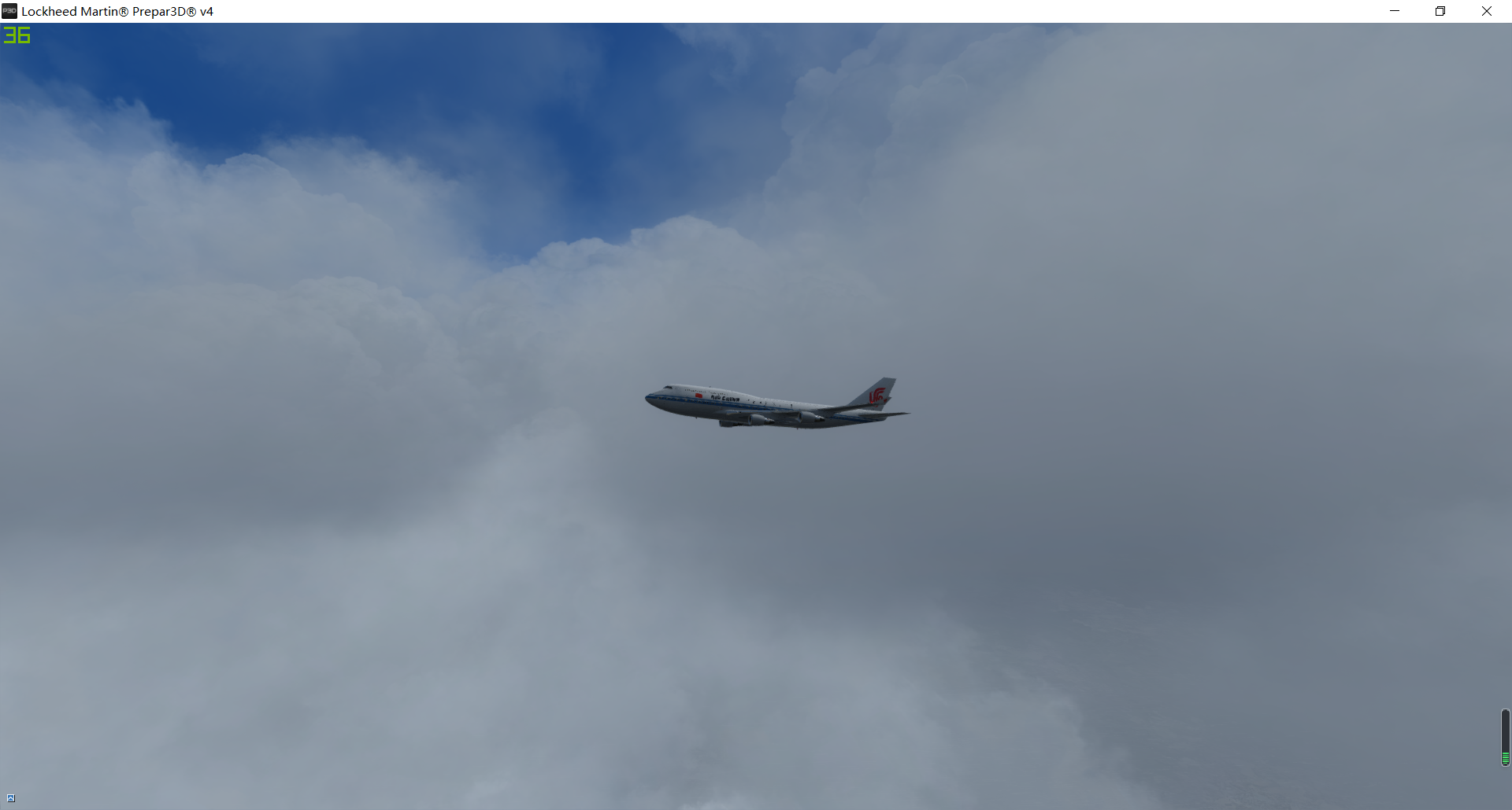 很久没有飞747了 打雷天飞一飞-7192 