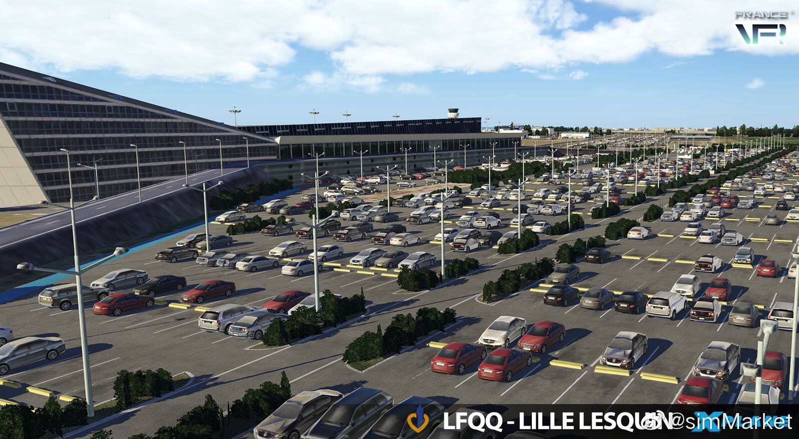 FRANCE VFR - 法国-里尔列坎国际机场 LFQQ X-PLANE 11-9173 