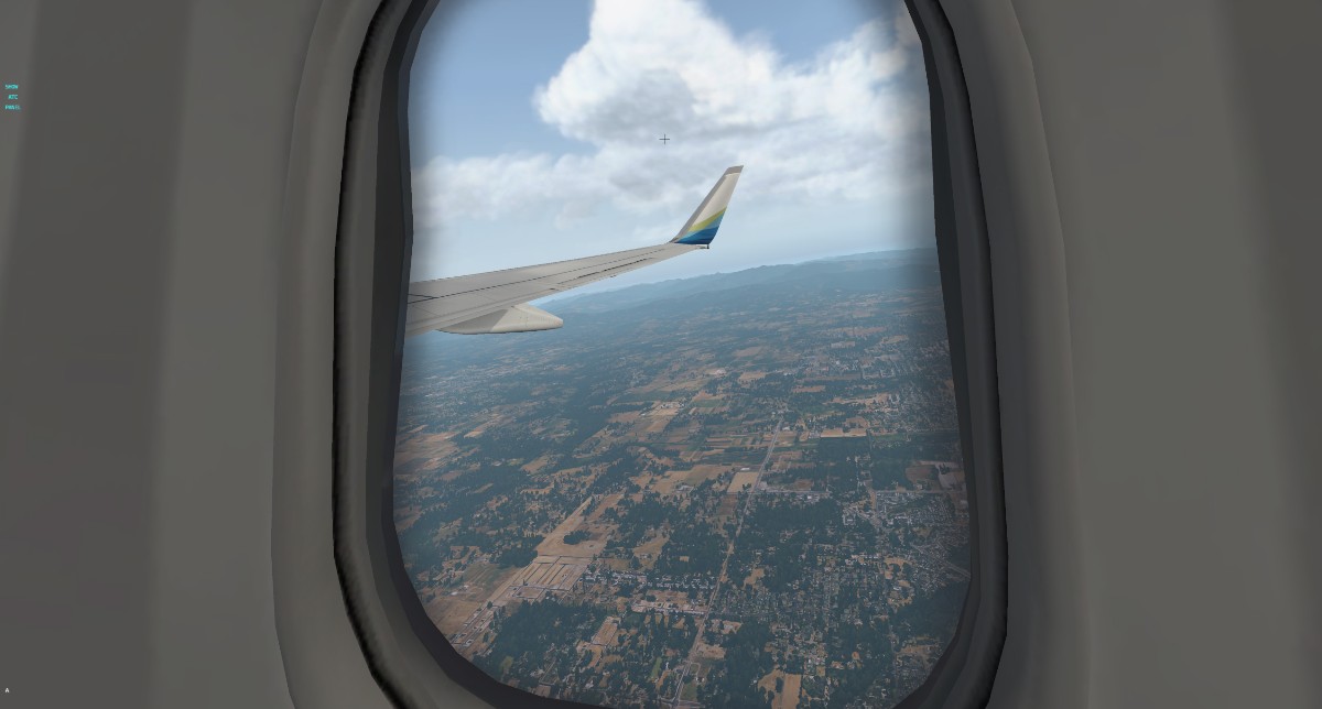 值飞阿拉斯加航空，波特兰多云起飞-7245 