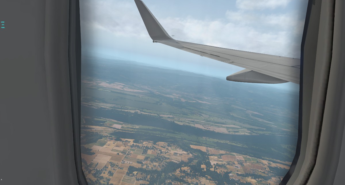 值飞阿拉斯加航空，波特兰多云起飞-9098 