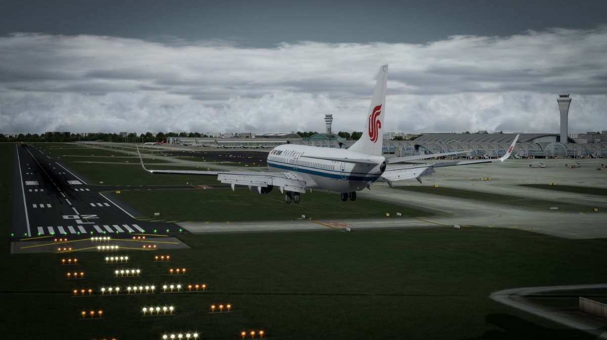 PMDG 737-800NGXu BW  深圳保安飞成都双流-7136 
