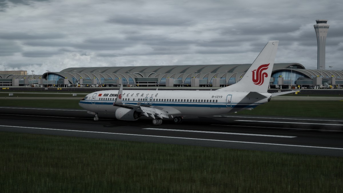 PMDG 737-800NGXu BW  深圳保安飞成都双流-9571 