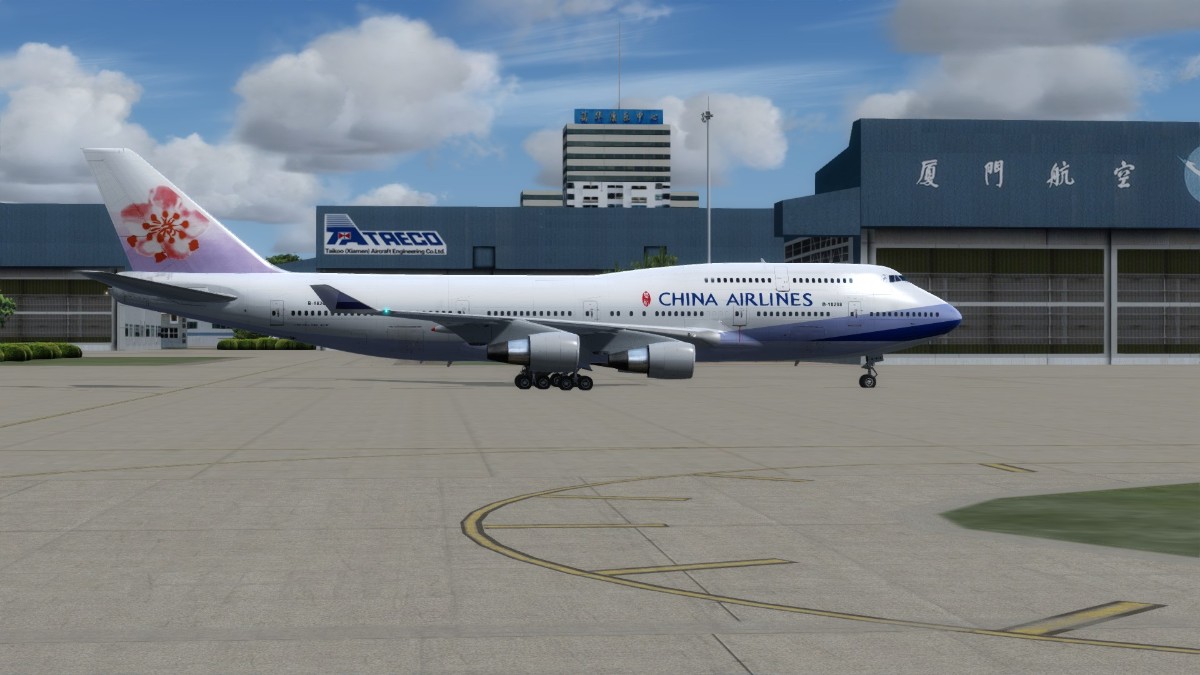 华航747-409，ZSAM-ZSAM-4345 