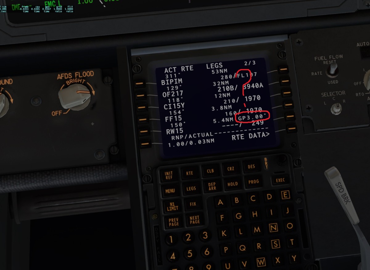 请教：XP11 B737 MAX10 FMC的两幅截图表示什么？-9342 