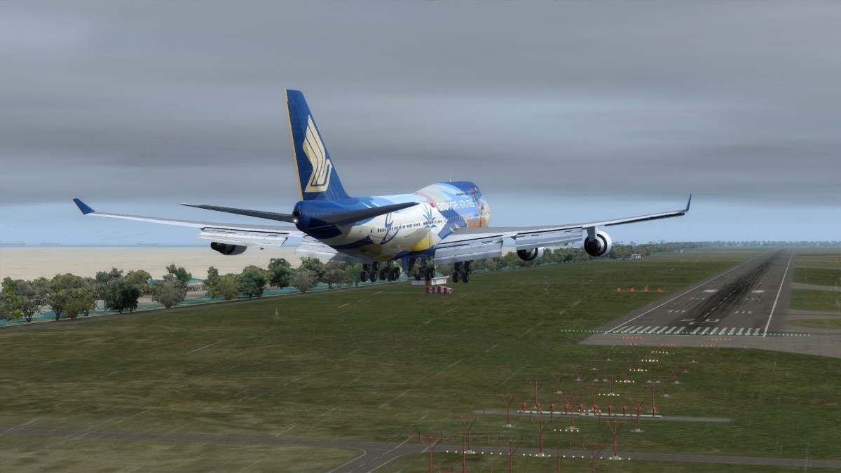 新航七色鸟涂装的744真的是好看-6511 