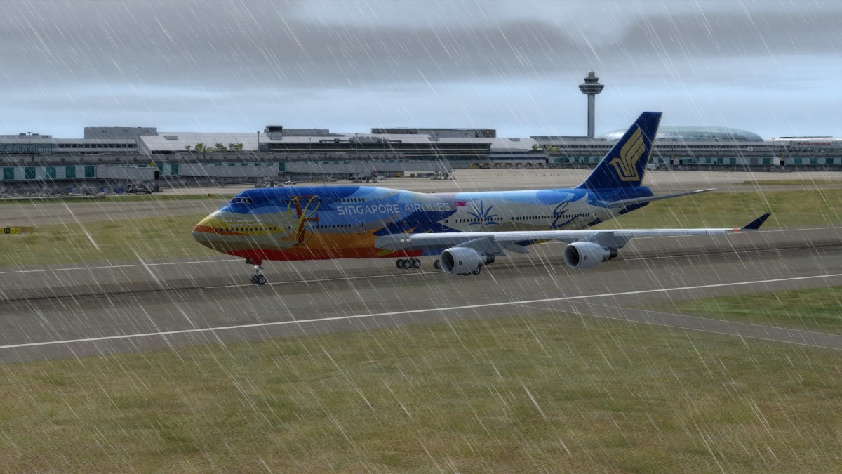 新航七色鸟涂装的744真的是好看-4294 