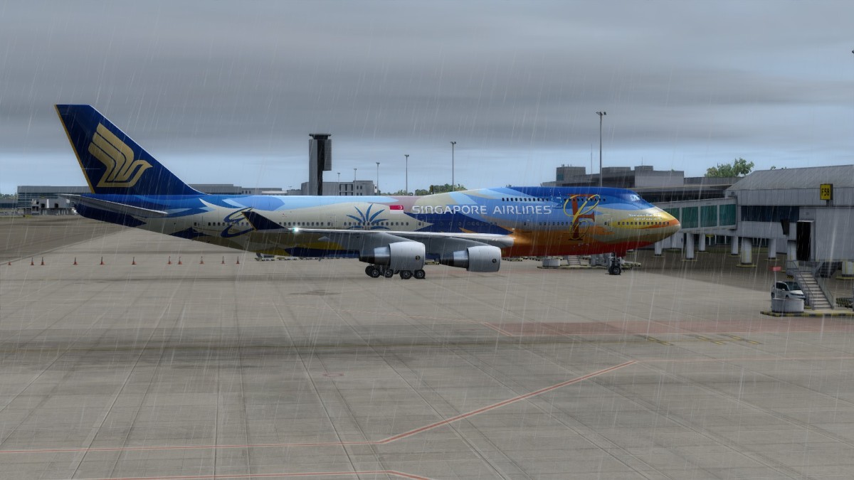 新航七色鸟涂装的744真的是好看-4589 