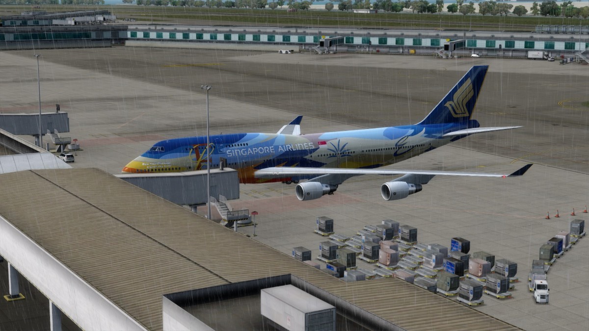 新航七色鸟涂装的744真的是好看-9536 