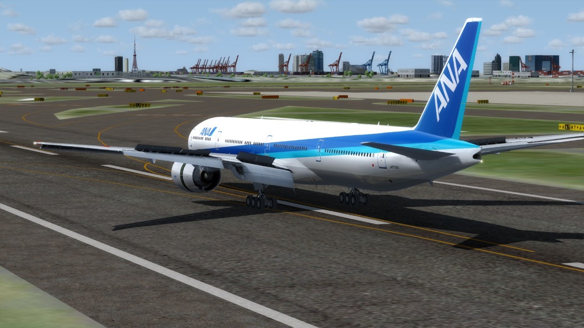 ANA 77W RJTT试飞-6014 