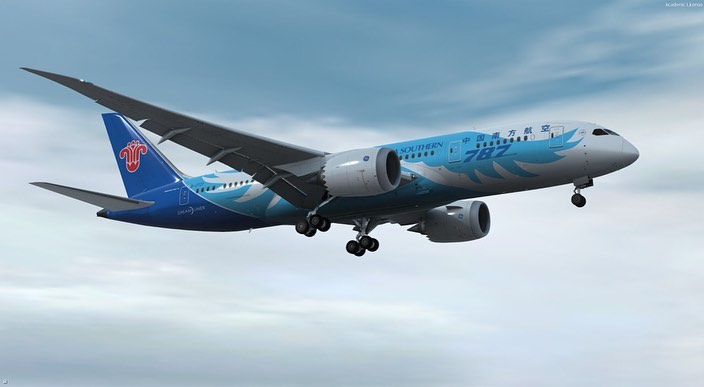 南航787-9814 