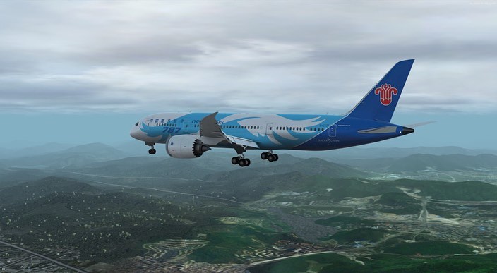 南航787-7496 
