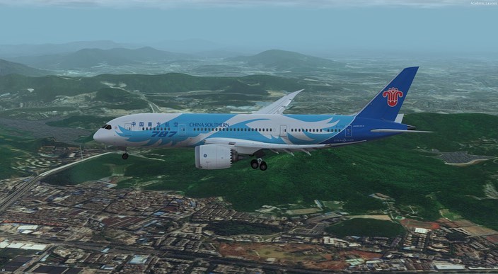 南航787-8069 
