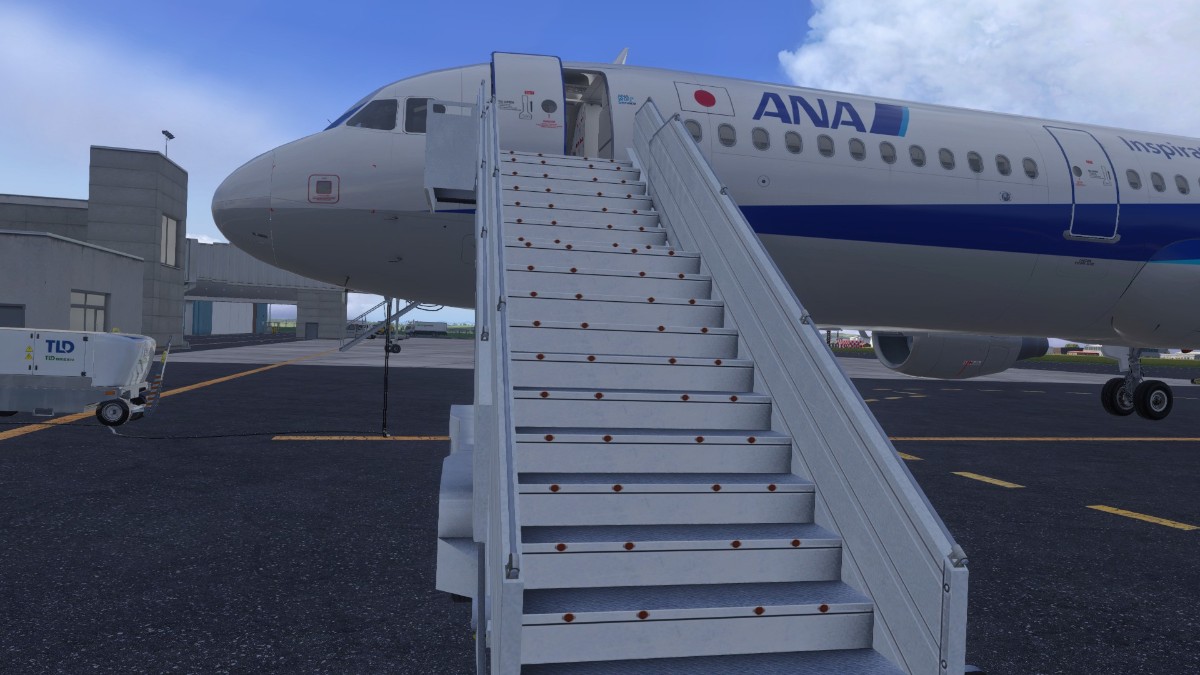 Toliss321 NH572 稚内空港-羽田空港+ILS16进近体验-9267 