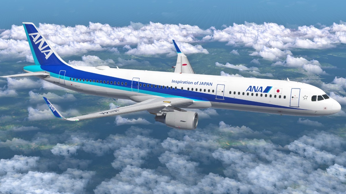 Toliss321 NH572 稚内空港-羽田空港+ILS16进近体验-4542 