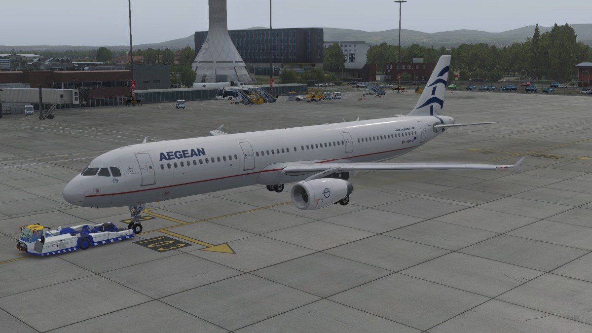 Toliss321 Aegean Airline AE663 爱丁堡-雅典-5605 
