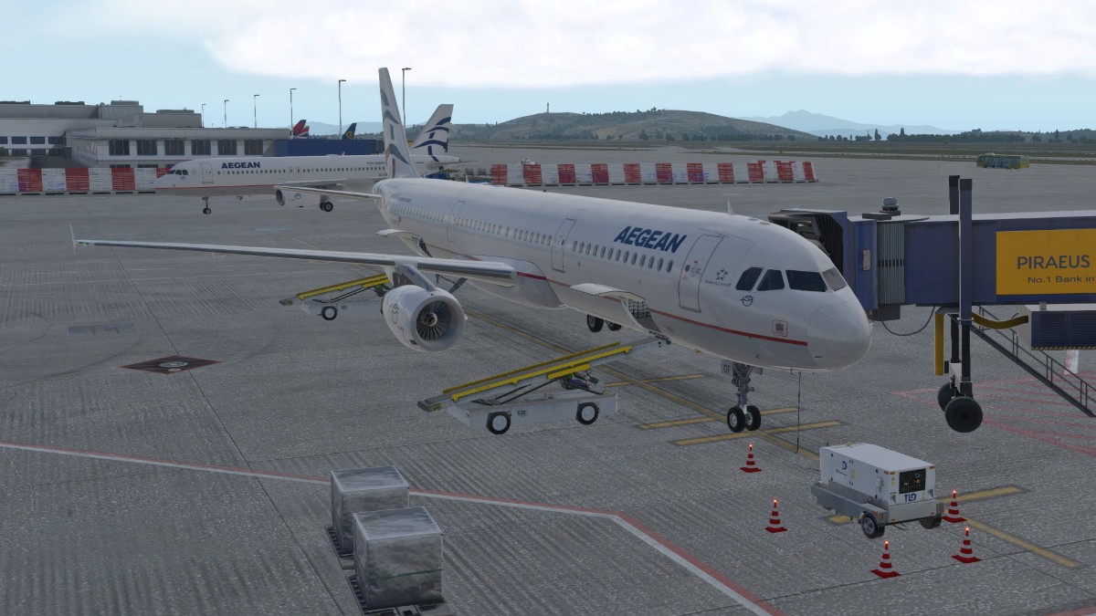 Toliss321 Aegean Airline AE663 爱丁堡-雅典-5267 